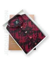 মেরুন লাইট কালার জ্যাকেট ফেব্রিকের পাঞ্জাবী